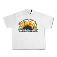 Lunar Rock teacher sunflower listen encourage motivate inspir Urban Heavy Tee - Zillion Design Studio