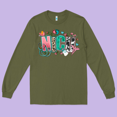 Nicu Long Sleeve Tee Designed By Adodesignshop