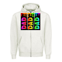 Lgbt Dad Tumbler Zipper Hoodie | Teevron