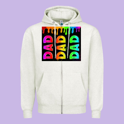 Lgbt Dad Tumbler Zipper Hoodie Designed By Hra Design Shop