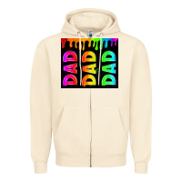 Sandshell lgbt dad tumbler Zipper Hoodie - HRA Design Shop