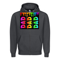Smoke lgbt dad tumbler Zipper Hoodie - HRA Design Shop