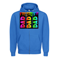 True Royal lgbt dad tumbler Zipper Hoodie - HRA Design Shop