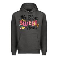 Charcoal Heather my class is full of sweethearts Premium Hoodie - MaliasSmallBusiness