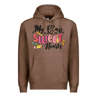 Chestnut my class is full of sweethearts Premium Hoodie - MaliasSmallBusiness