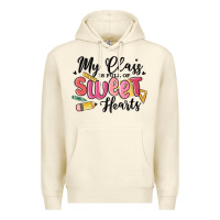 Sandshell my class is full of sweethearts Premium Hoodie - MaliasSmallBusiness