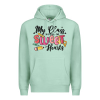 Seafoam my class is full of sweethearts Premium Hoodie - MaliasSmallBusiness