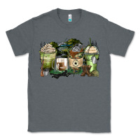 Charcoal Heather veteran coffee cups Classic Tee - Zillion Design Studio