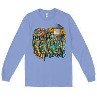 Colony Blue small town proud Long Sleeve Tee - Zillion Design Studio
