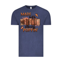 Vintage Denim Made with melanin always poppin' Vintage Tee - RanaPortraitStore