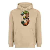 Mushroom farm life alphabet numbers 3 Heavyweight Hoodie - BundleAndBundleShop