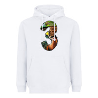 White farm life alphabet numbers 3 Heavyweight Hoodie - BundleAndBundleShop