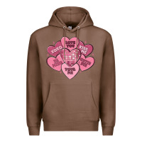 Chestnut valentines conversation hearts Premium Hoodie - MaliasSmallBusiness