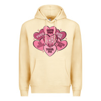 Pina Colada valentines conversation hearts Premium Hoodie - MaliasSmallBusiness