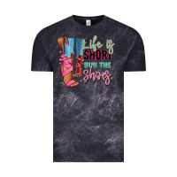Cloud Black Afro heels Vintage Tee - RanaPortraitStore