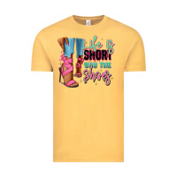 Vintage Mustard Afro heels Vintage Tee - RanaPortraitStore