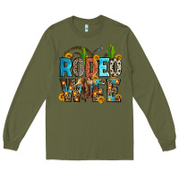 Army Green rodeo wife Long Sleeve Tee - Zillion Design Studio