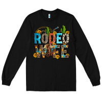 Black rodeo wife Long Sleeve Tee - Zillion Design Studio