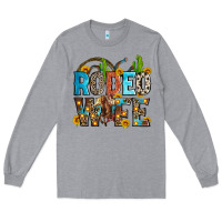 Heather Grey rodeo wife Long Sleeve Tee - Zillion Design Studio