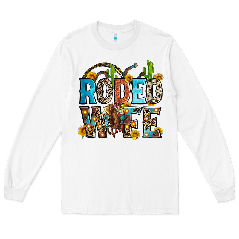 Rodeo Wife Long Sleeve Tee by Zillion Design Studio | Teevron
