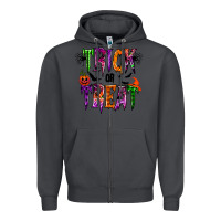 Smoke trick or treat Zipper Hoodie - RacoonDesign