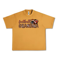 Peanut Butter football grandma with leopard Urban Heavy Tee - texasbilliewilder