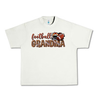 Pistachio football grandma with leopard Urban Heavy Tee - texasbilliewilder