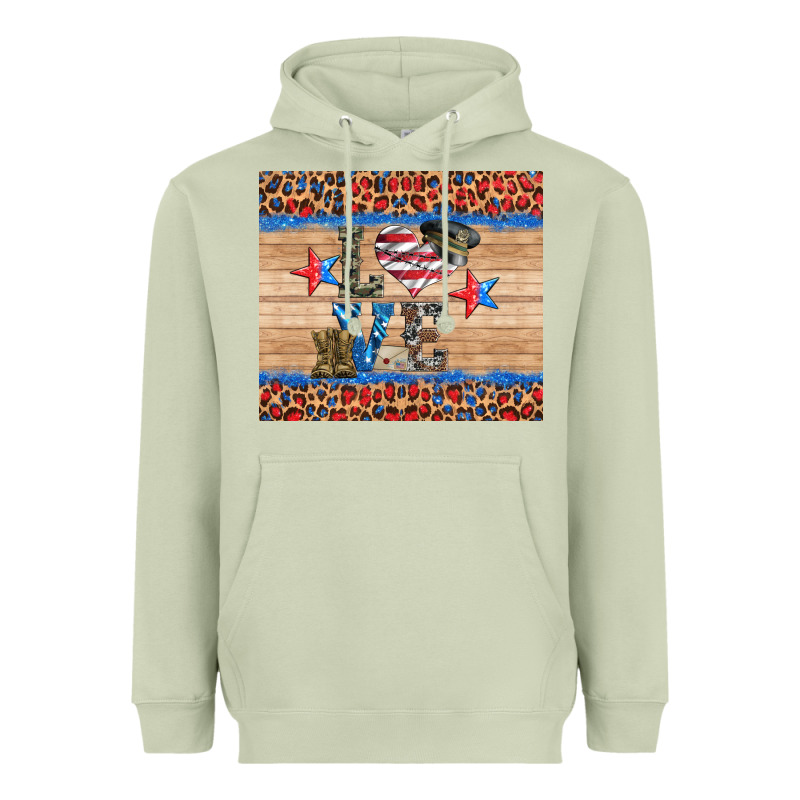 Western Usa Soldier Love Tumbler Heavyweight Hoodie by Artiststas | Teevron