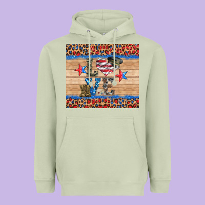 Western Usa Soldier Love Tumbler Heavyweight Hoodie Designed By Artiststas