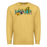 Antique Gold western mama cow Premium Sweatshirt - Artiststas