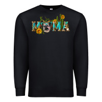 Black western mama cow Premium Sweatshirt - Artiststas