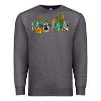 Charcoal Heather western mama cow Premium Sweatshirt - Artiststas