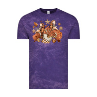 Cloud Purple Melanin Christmas black girl sneakers Vintage Tee - RanaPortraitStore