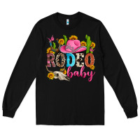 Black rodeo baby Long Sleeve Tee - Zillion Design Studio