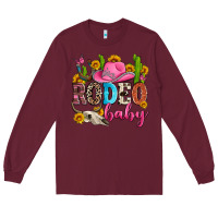 Burgundy rodeo baby Long Sleeve Tee - Zillion Design Studio