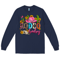 Navy rodeo baby Long Sleeve Tee - Zillion Design Studio