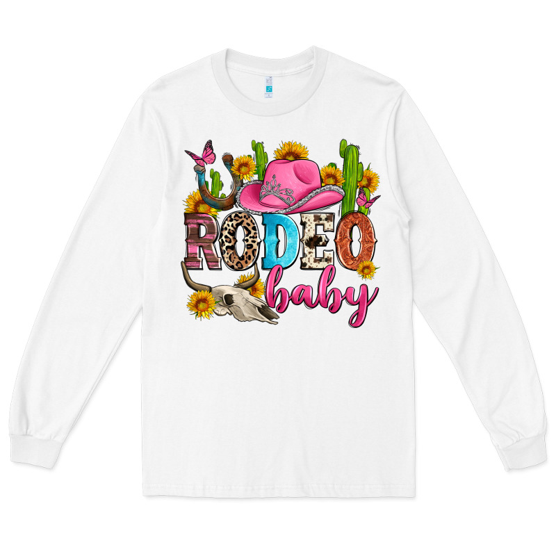 Rodeo Baby Long Sleeve Tee by Zillion Design Studio | Teevron