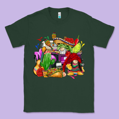 Mexican Gnomes Truck Classic Tee Designed By Cts Tumbler Store
