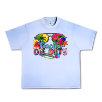 Grape Ice teacher off duty Urban Heavy Tee - Zillion Design Studio