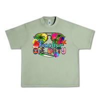 Oil Green teacher off duty Urban Heavy Tee - Zillion Design Studio