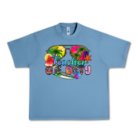 Pebble Blue teacher off duty Urban Heavy Tee - Zillion Design Studio