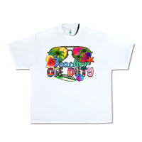 White teacher off duty Urban Heavy Tee - Zillion Design Studio
