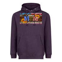 Plum soldier mom license  plate Heavyweight Hoodie - Artiststas