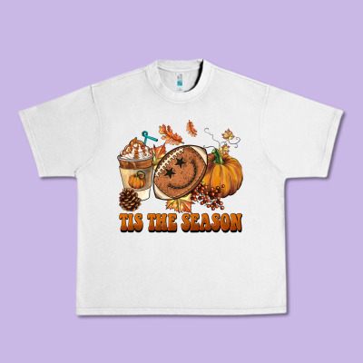Tis The Season Football Urban Heavy Tee Designed By Barkaloodesign