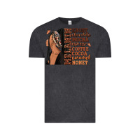 Vintage Black Melanin many shades of brown afro woman Vintage Tee - RanaPortraitStore