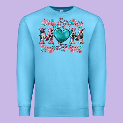 Cherry Blossoms Mom Premium Sweatshirt Designed By Artiststas