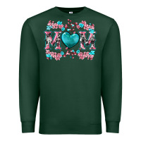 Sports Green cherry blossoms mom Premium Sweatshirt - Artiststas