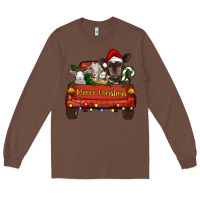 Chestnut merry christmas truck animals Long Sleeve Tee - RanaPortraitStore