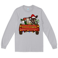 Moon Dust merry christmas truck animals Long Sleeve Tee - RanaPortraitStore