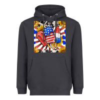 Smoke patriotic popsicles and sunflowers Heavyweight Hoodie - BundleAndBundleShop